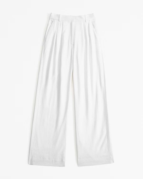 A&F Sloane Tailored Linen-Blend Pant | Abercrombie & Fitch (UK)