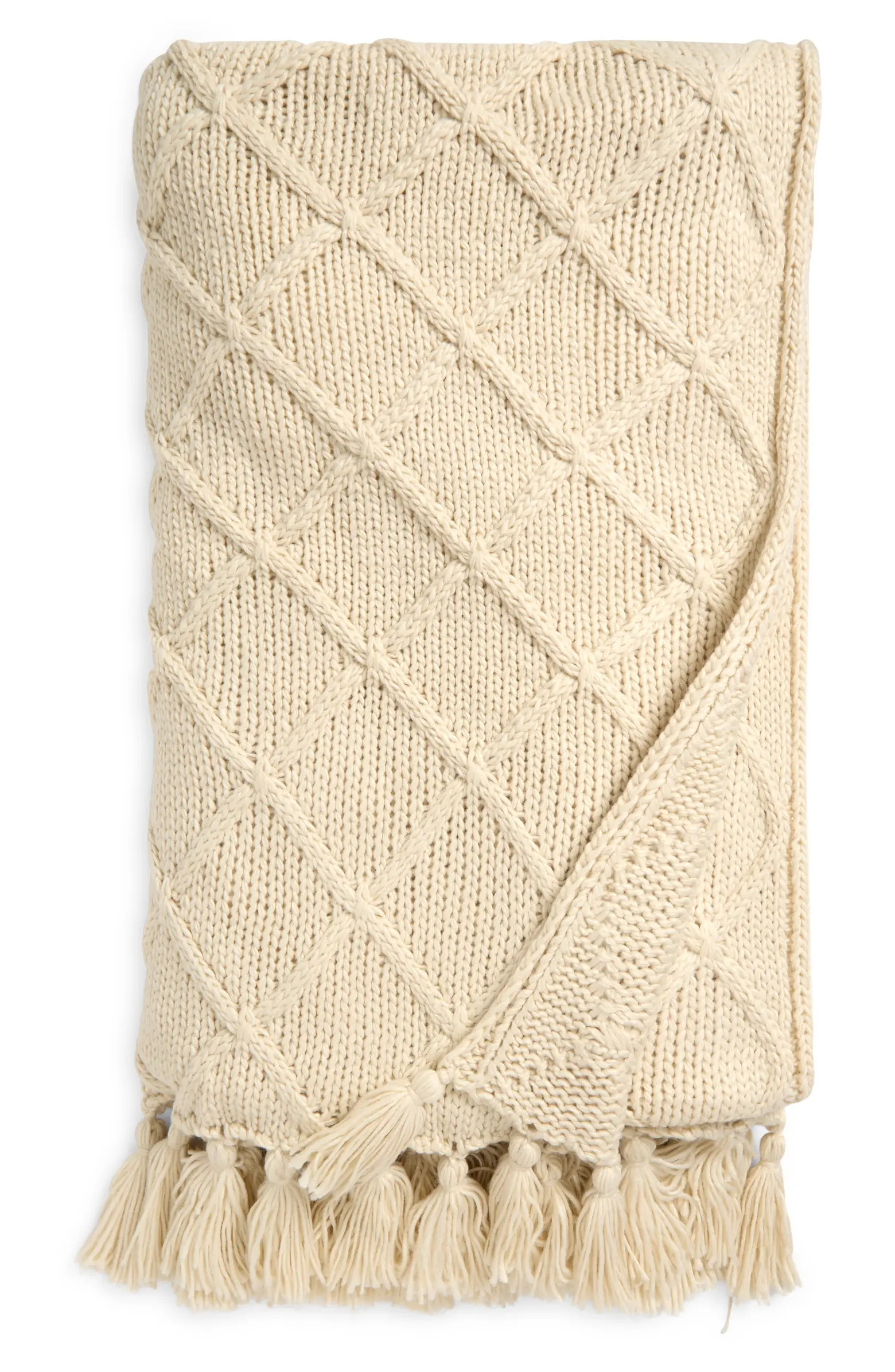NEXT Cable Knit Throw Blanket | Nordstrom | Nordstrom