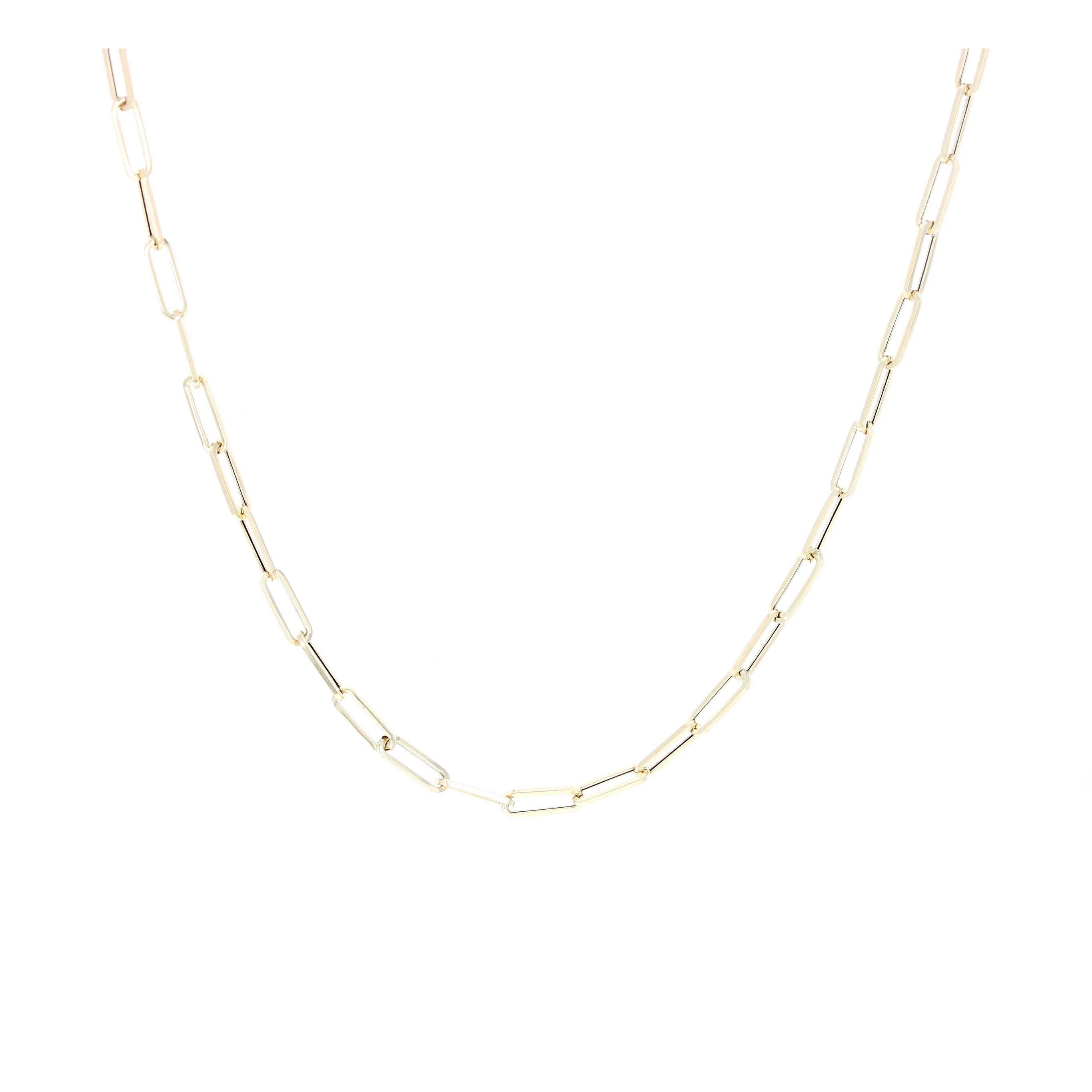 Medium Paperclip Chain Necklace | Bella Madre