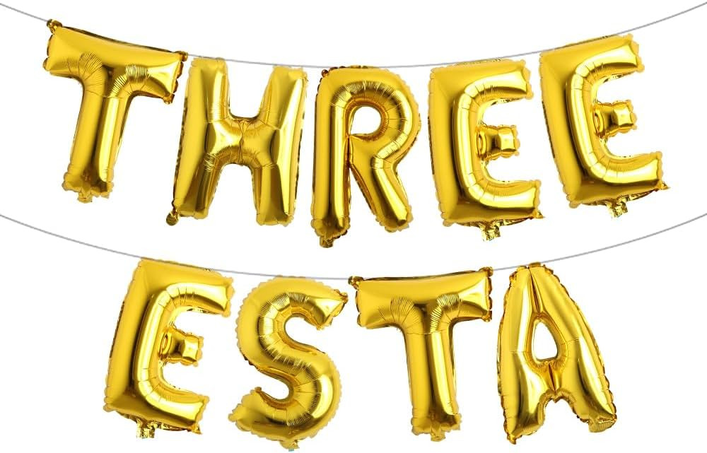 Three Esta 3rd Birthday Decorations Third Birthday Party Decoration Three Birthday Decorations Fi... | Amazon (US)