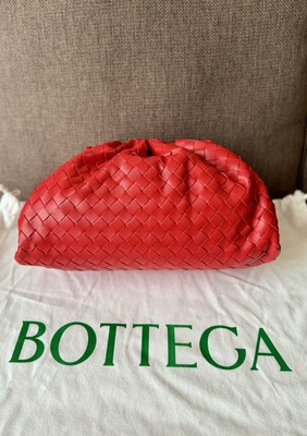 BOTTEGA VENETA The Pouch large intrecciato leather clutch  | eBay | eBay UK