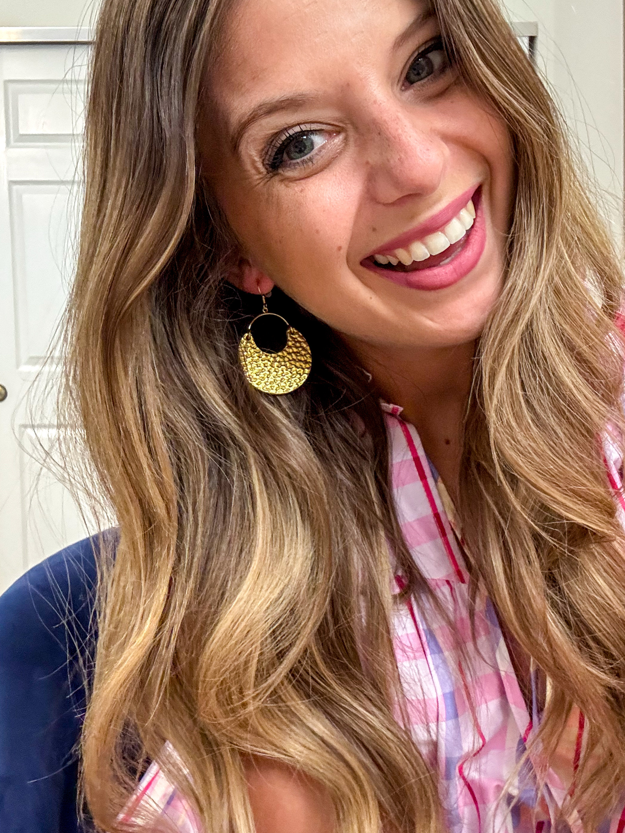 Stunning gold, textured, lightweight earrings from Nickel and Suede ✨

#LTKFindsUnder50