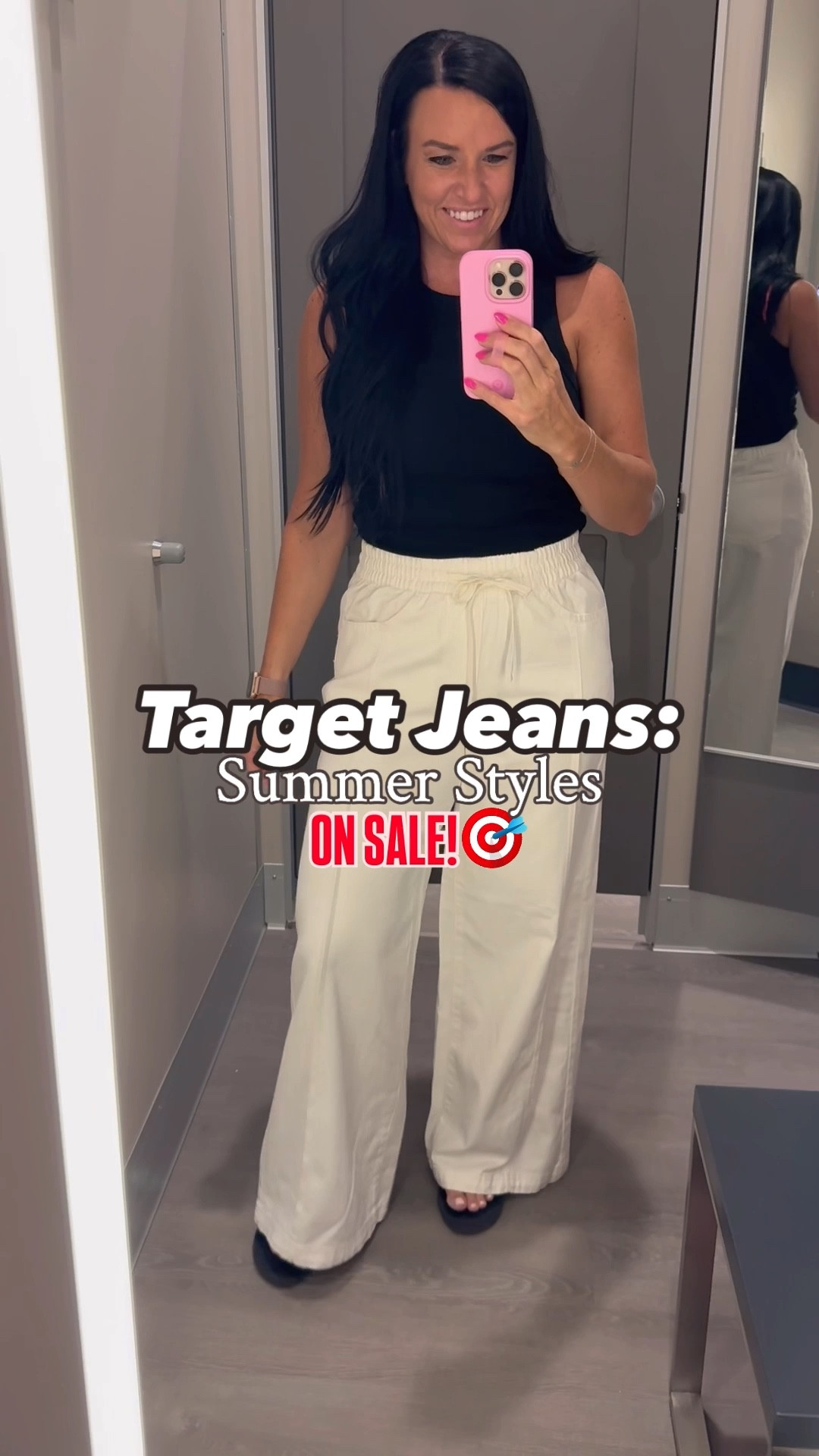 Light-wash jeans ON SALE at Target! 🎯 

Size and fit info: (I’m 5’5” and usually wear a size 4/27 and S for reference)
The cuffed cropped jeans fit TTS, I’m in a 4. The trending drawstring jeans are such a nice comfy fit – great for summer. They fit true to size, I am in a small. The wide leg jeans are a great light wash. They do run small – I sized up one size to a 6. The viral Sailor Jeans run small, I would recommend sizing up 1 or 2 sizes. I usually get them in a 6.

Perfect jeans for a jeans girl who is loving the wide leg trend or enjoys wearing jeans! These light washes are perfect for summer break, travel/sightseeing, and summer vacation if you’re not going somewhere tropical!


@target @targetstyle #targetfashion #targetstyle #targetdoesitagain
#Itkfindsunder50 #Itkseasonal #jeansstyle #affordablefashion #summerjeans #styleoverforty #ltkstyletip #targetcircleweek #ltksalealert #targetforthewin 

#LTKFamily #LTKOver40 #LTKFindsUnder100