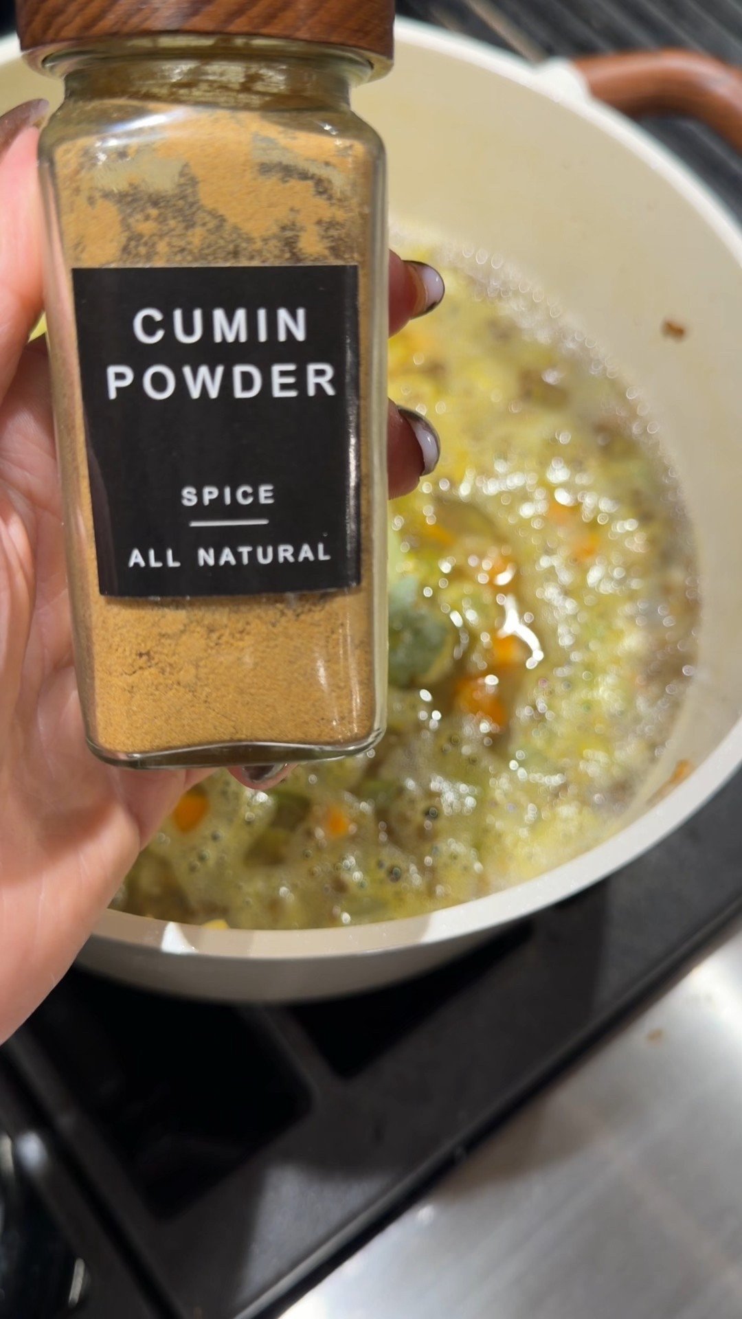 Making my “easy lentils” (recipe on my blog www.alixturoffnutrition.com) these are the spice jars that I use so everything matches!

#LTKActive #LTKHome #LTKfoodie