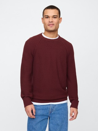 Garter Crewneck Sweater | Gap Factory