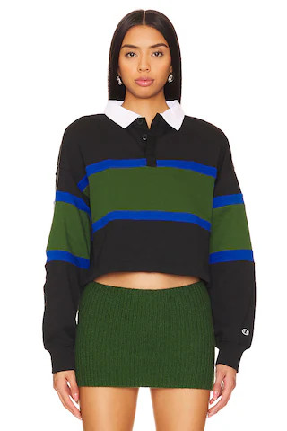 X DANIELLE GUIZIO Crop Rugby Top
                    
                    Champion | Revolve Clothing (Global)