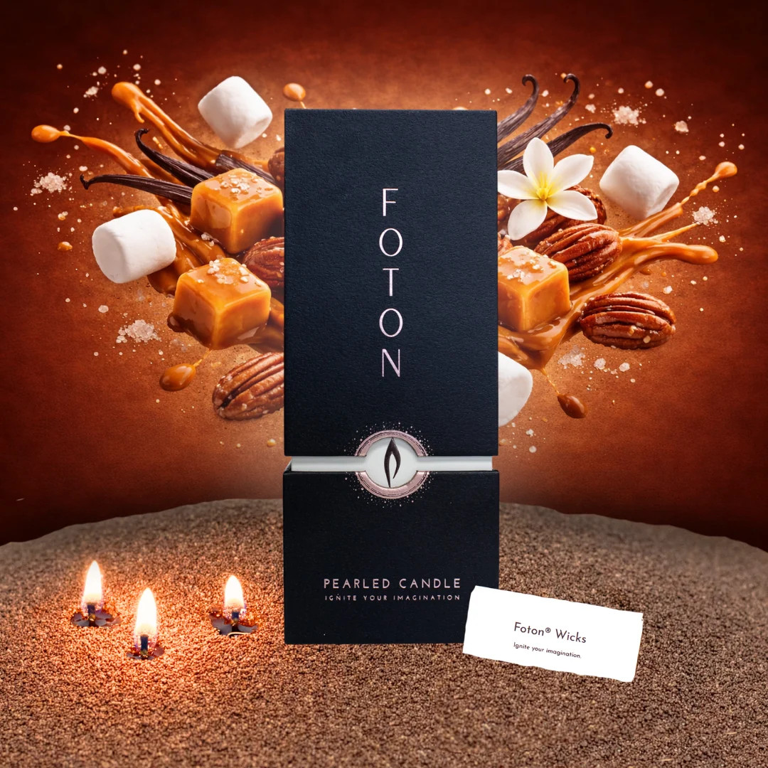 Caramel Cashmere - LIMITED EDITION | Foton Pearled Candle