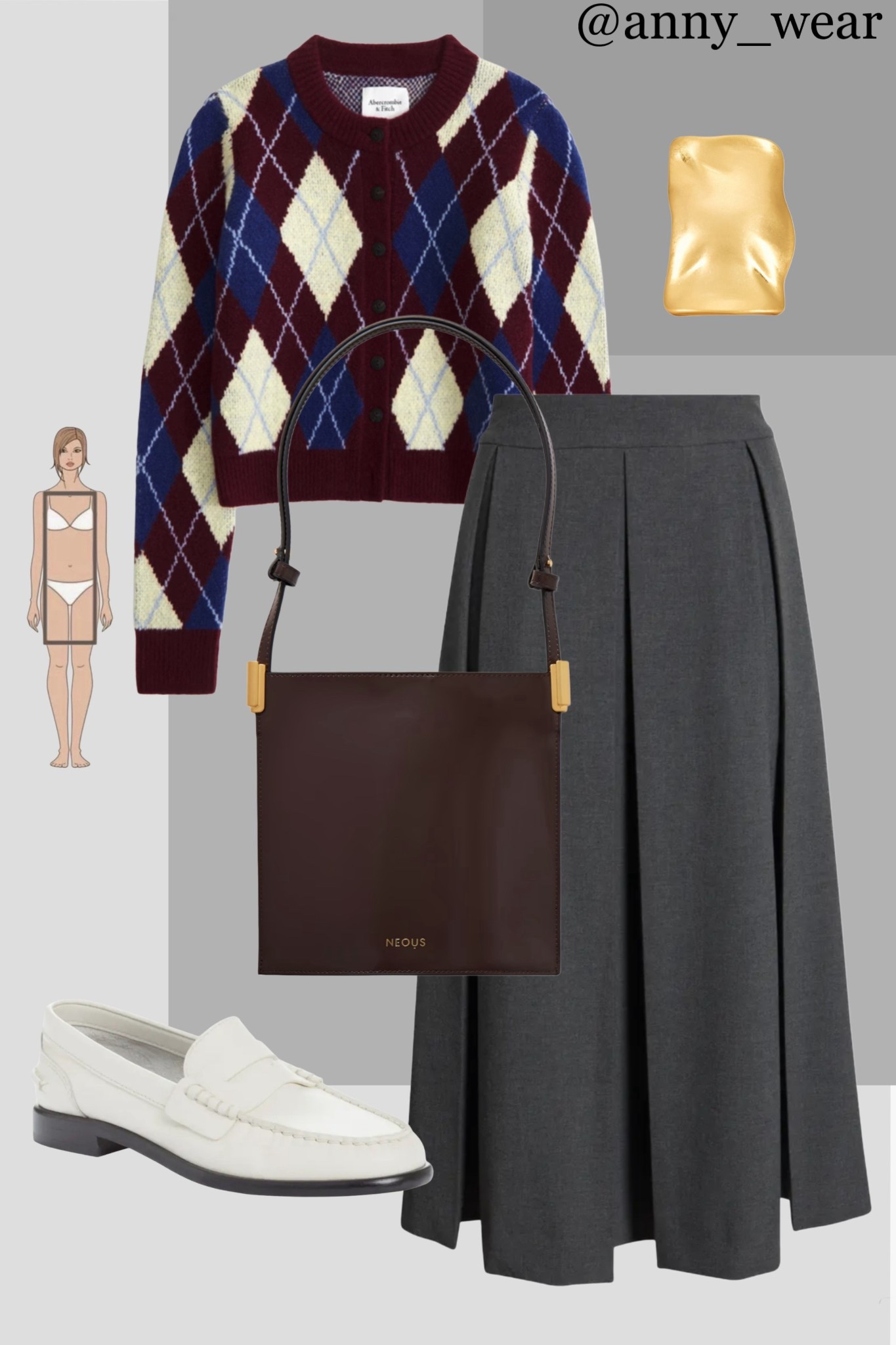 Effortless Academic Chic!
Loving this comfy yet put-together look for class or the office. The textured knit sweater pairs perfectly with the flowy grey pleated skirt - ideal for balancing a straight figure. White loafers & the brown messenger bag add the perfect polished-casual finish.

Shrunken Crew Cardigan
Pleated Midi Skirt
Grey pleated skirt 
Midi skirt for office 
preppy outfits
preppy look
preppy summer outfits
White loafers 
leather shoulder bag
Penny Loafer
Work outfit 2025 
capsule wardrobe workwear 
work ootd
workwear capsule
winter work outfit
spring office outfits
summer work outfits
smart casual office outfits 
casual office outfits 
smart casual workwear
casual work outfits
office casual 
casual work top
casual workwear 
city break 
womens work outfits
spring casual work outfit 
jeans work outfit 
work pumps 
work wear style 
work wearing 
casual workwear 
work wear style 
сapsule wardrobe spring
casual suit outfit 
teacher outfit 
midsize work outfit 
womens work pants
black work pants 
size 8 influencer
capsule wardrobe 
work lunch outfit 
affordable fashion 
interview outfit 
Mango outfits sunday brunch going out outfits photoshoot outfits dinner date outfit ssense work party outfit zara outfits paris outfit casual wardrobe europe outfits saks 5th avenue new york outfits city street styles new york city ltku over 40 capsule wardrobe popular today summer looks city outfits Abercrombie outfits casual spring outfit classy casual everyday necklace #LTKstyletip #LTKbeauty #LTKU #LTKshoecrush #LTKitbag 

#LTKFindsUnder100 #LTKautumn #LTKWorkwear