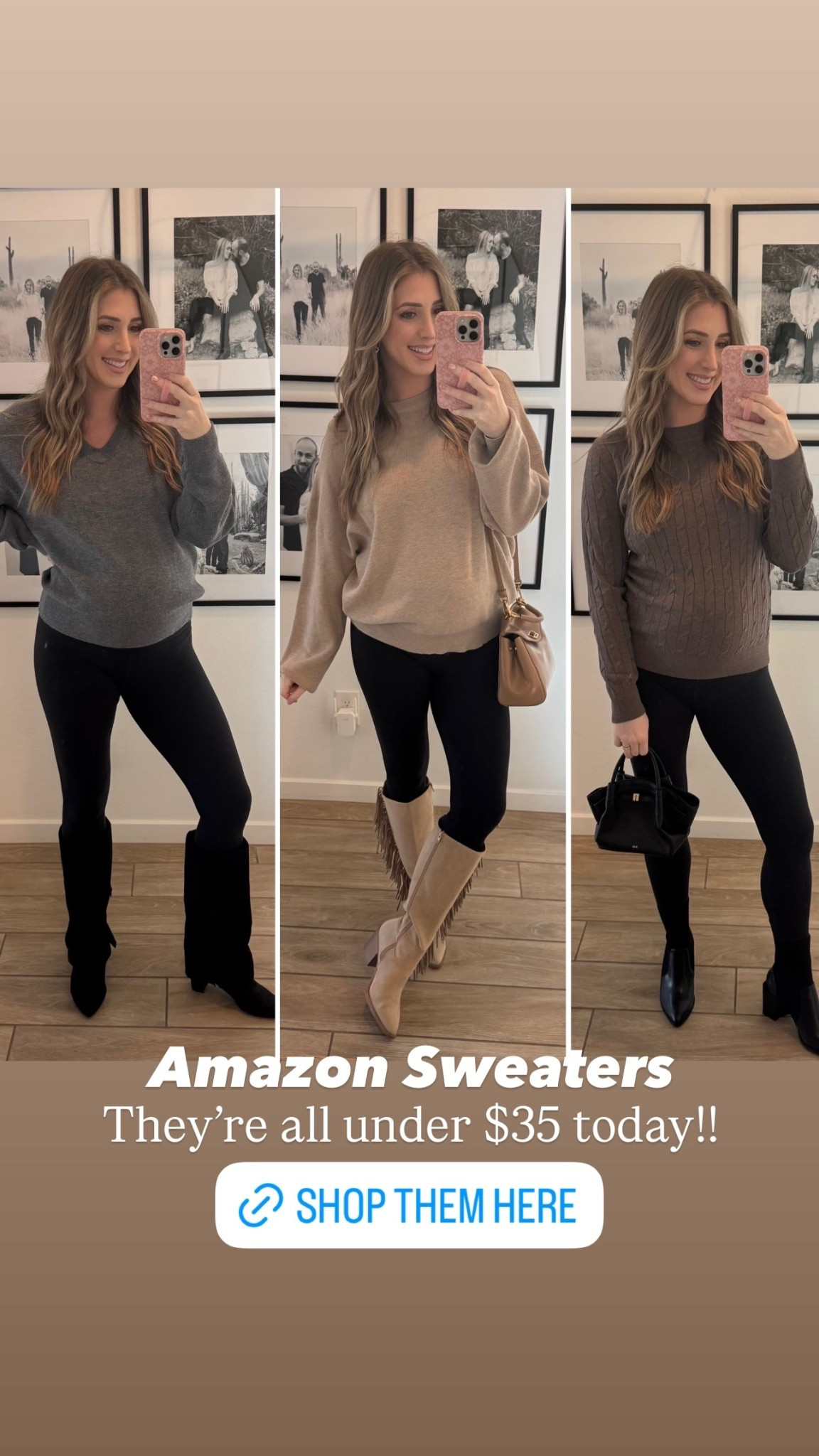 They’re all under $35 today!! Amazon Sweaters