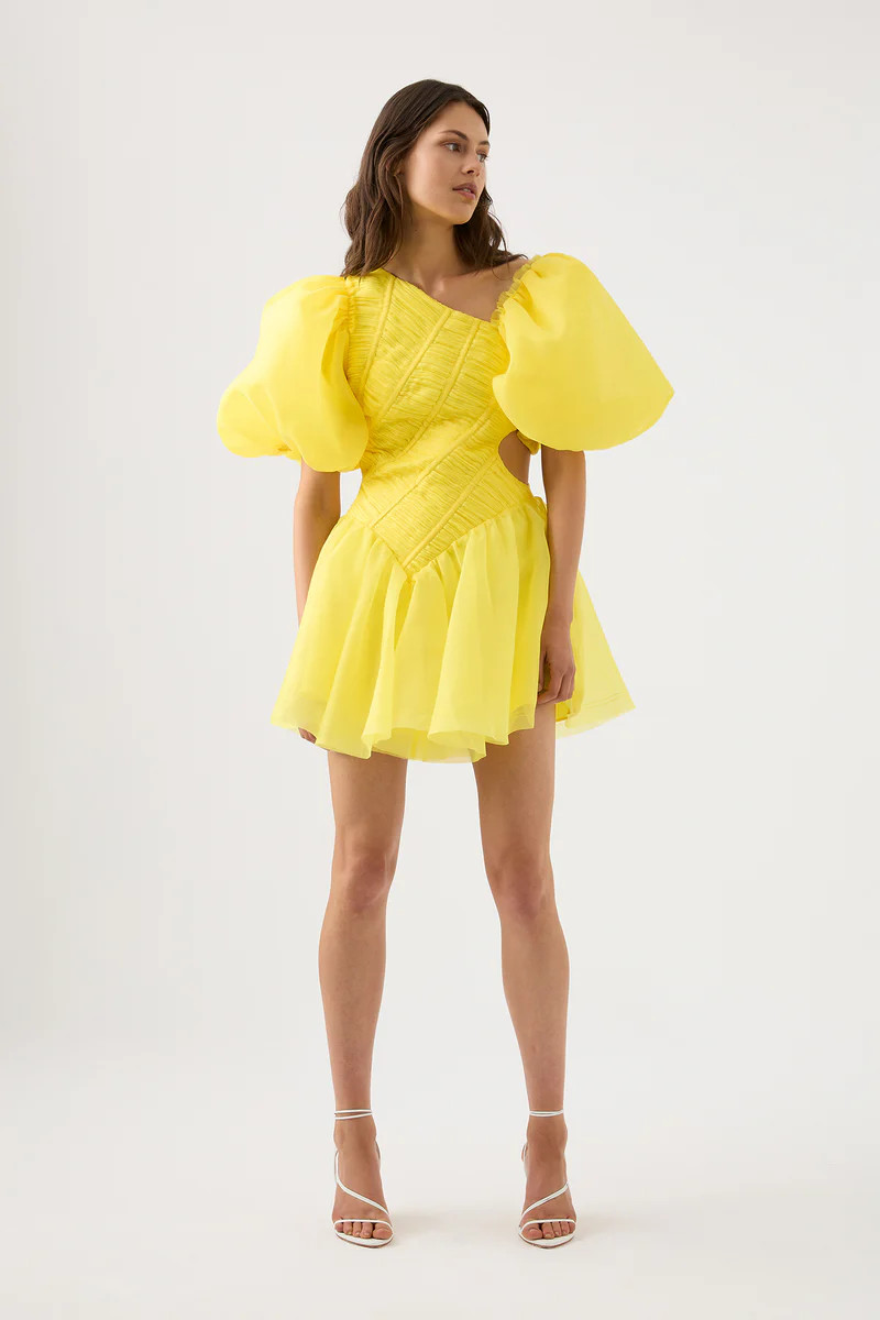 Dawn Ruched Mini Dress | aje. (US, UK, Europe, ROW)