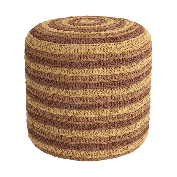 Puff Paula Ferber Terra 40 x 40 CM - Home Style - Camicado | Camicado (BR)