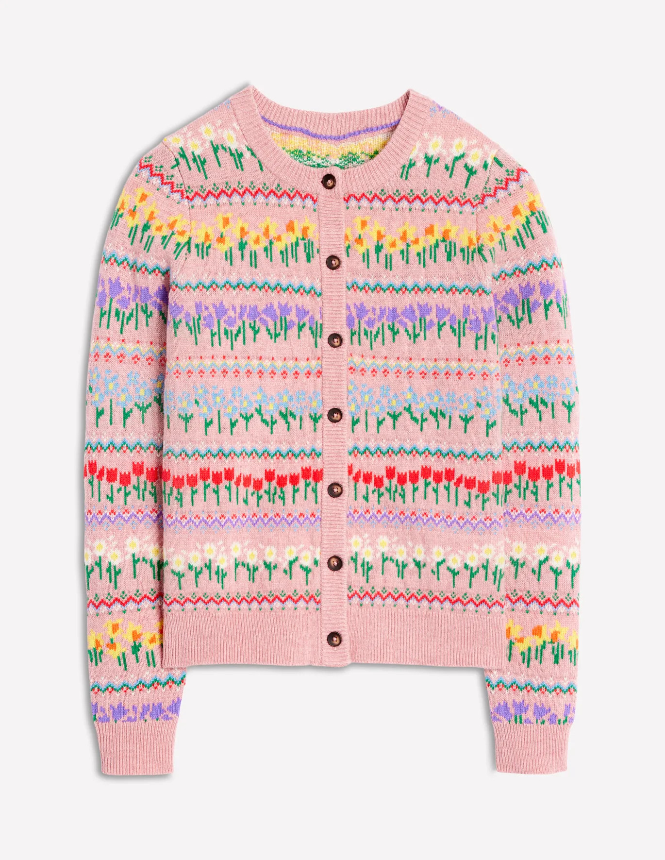 Edie Fair Isle Cardigan | Boden (US)