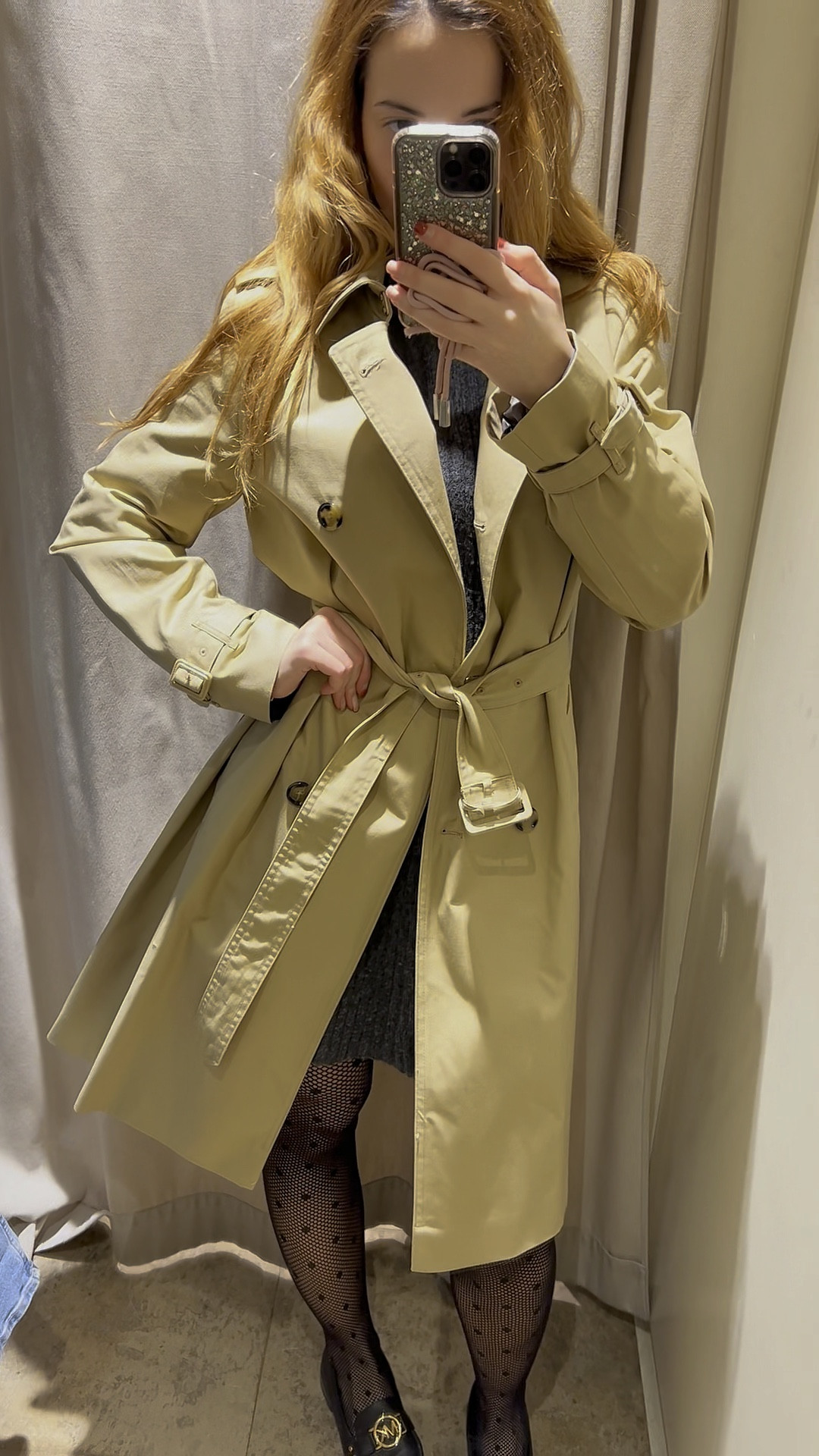 Fit check 🫶🏻🤩✨ trench coat time! 

#LTKstyletip #LTKSeasonal #LTKworkwear