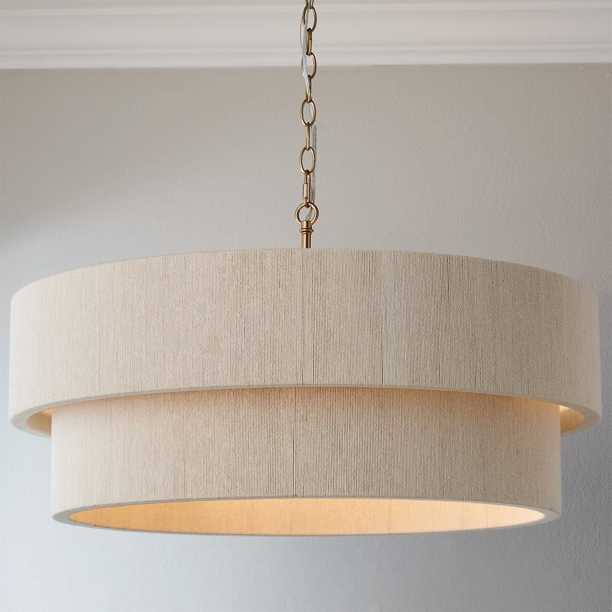 Kalini Double Drum Chandelier | Shades of Light