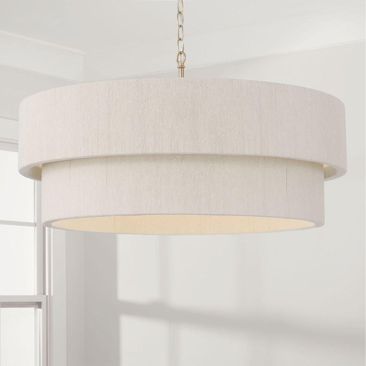 Kalini Double Drum Chandelier | Shades of Light
