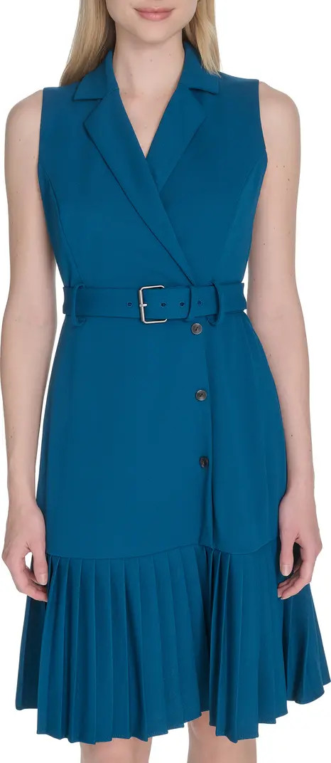 Calvin Klein Flounce Hem Shirtdress | Nordstromrack | Nordstrom Rack