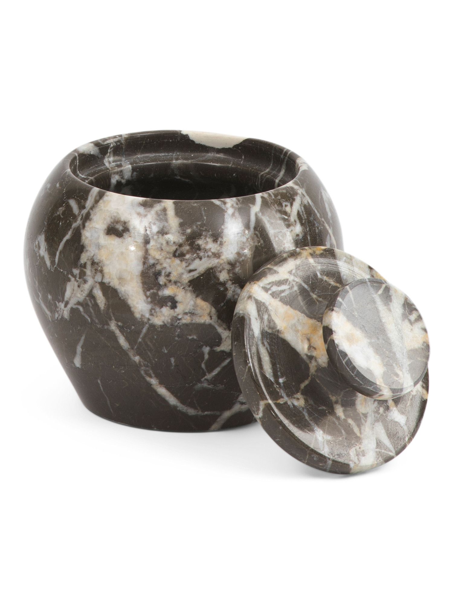 Marble Canister With Lid | TJ Maxx