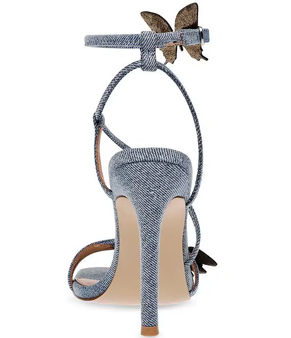 Uma Denim Strappy Rhinestone Butterfly Dress Sandals | Dillard's