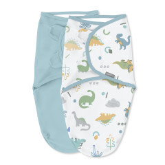 SwaddleMe by Ingenuity Original Swaddle, 0-3 Months, 2-Pack - Tropical Dino - Walmart.com | Walmart (US)