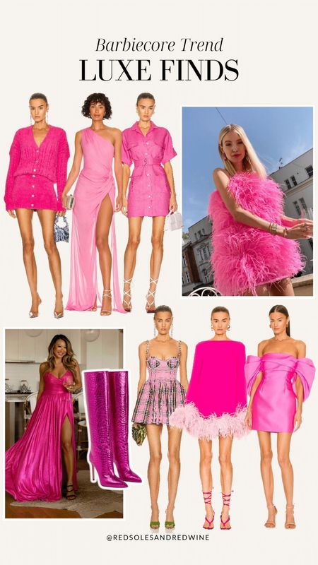 Barbiecore trend! Luxe finds

All pink, head to toe pink, fall trends, fall 2022, pink dress, pink outfit, style inspiration 

#LTKstyletip #LTKSeasonal