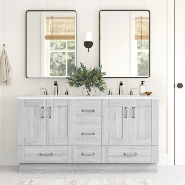 Edmunds 60" Double Bathroom Vanity Set | Wayfair North America