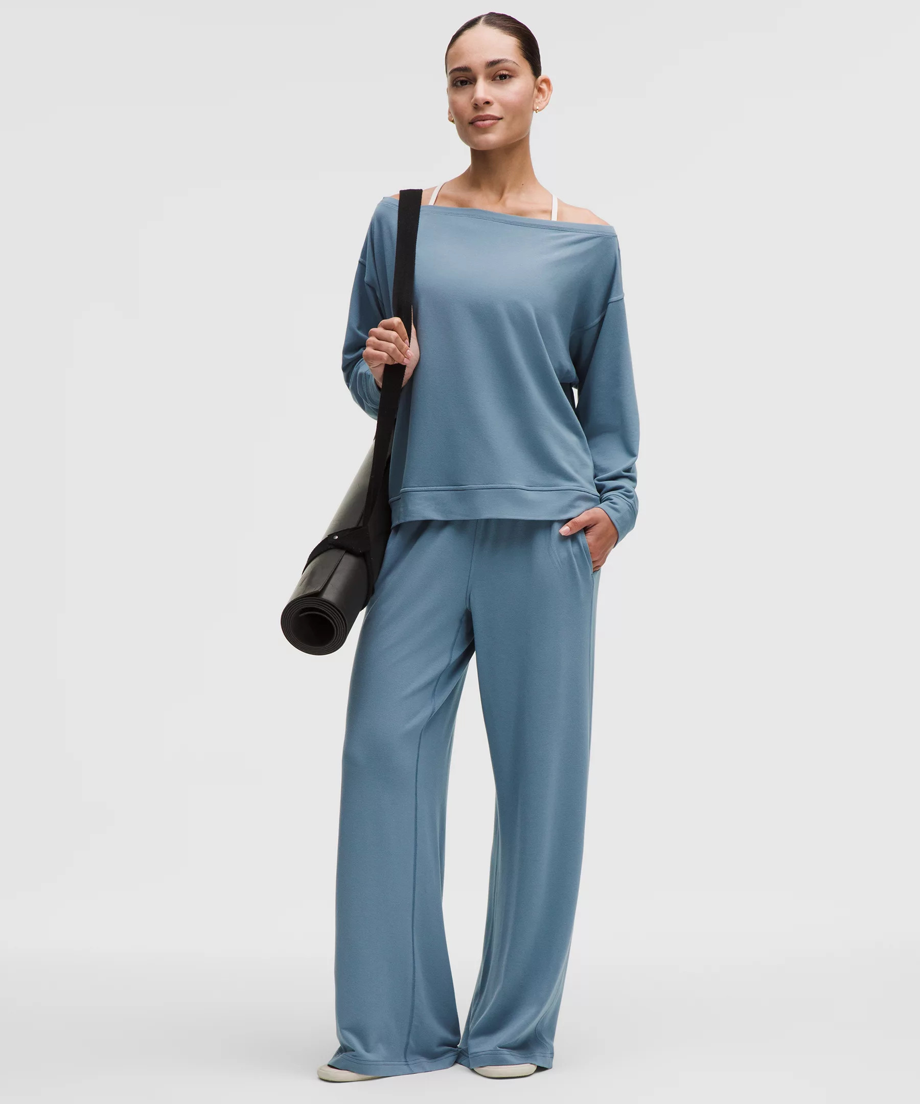 BeCalm Mid-Rise Wide-Leg Pant | Lululemon (US)
