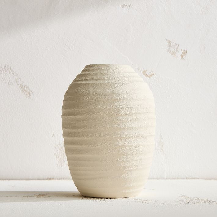 Ceramic Fluted Vases & Centerpiece Bowl | West Elm (US)