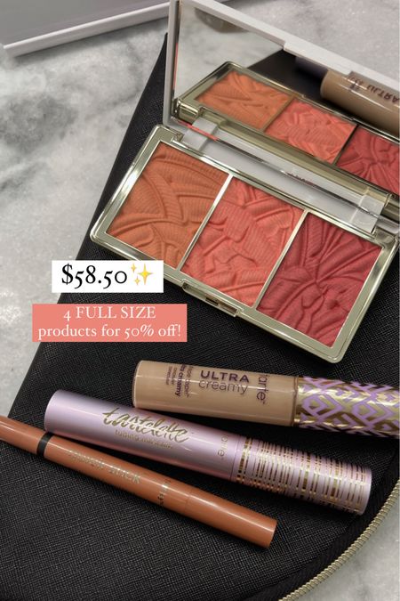 My custom @tartecosmetics bundle is 50% off & live✨🤍🫶🏼some of my top go to products I use on repeat✊🏼 valued at $117 — it’s $58.50 for all 4! + a makeup bag 🤩 goes live at 8AM EST! 

#tarte #tartesale #tartebundle #beautyfaves

#LTKFind #LTKBeautySale #LTKbeauty