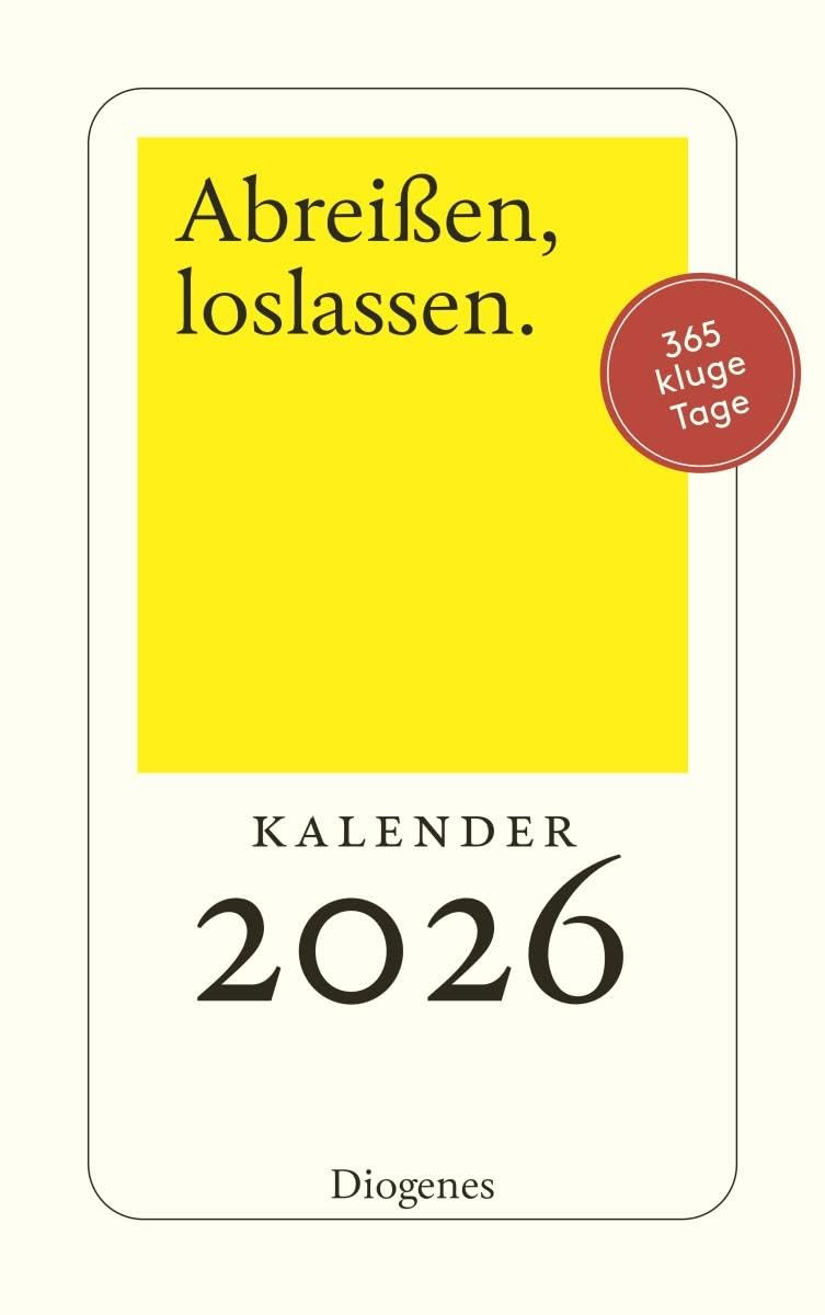 Abreißen, loslassen 2026: 365 Tage mit Diogenes | Amazon (DE)