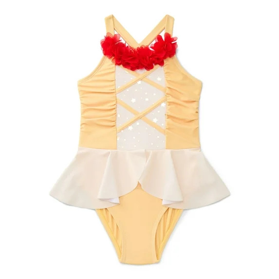 Character Toddler Girl Princess Cosplay Swimsuit, Sizes 12M-5T | Walmart (US)