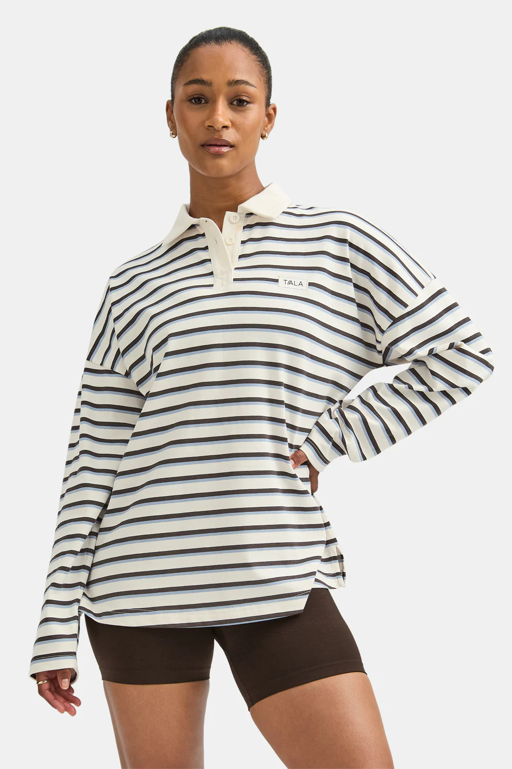 Rugby Polo Shirt - Striped | TALA (UK)