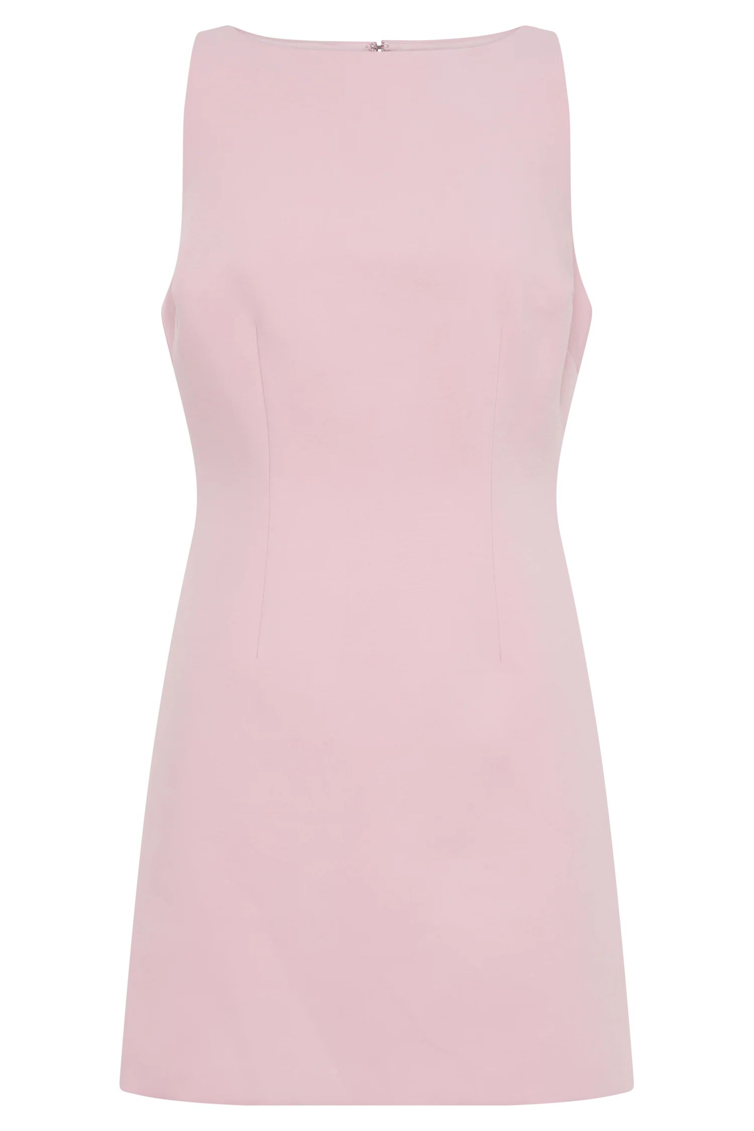 Angela Suiting Mini Dress - Baby Pink | MESHKI US