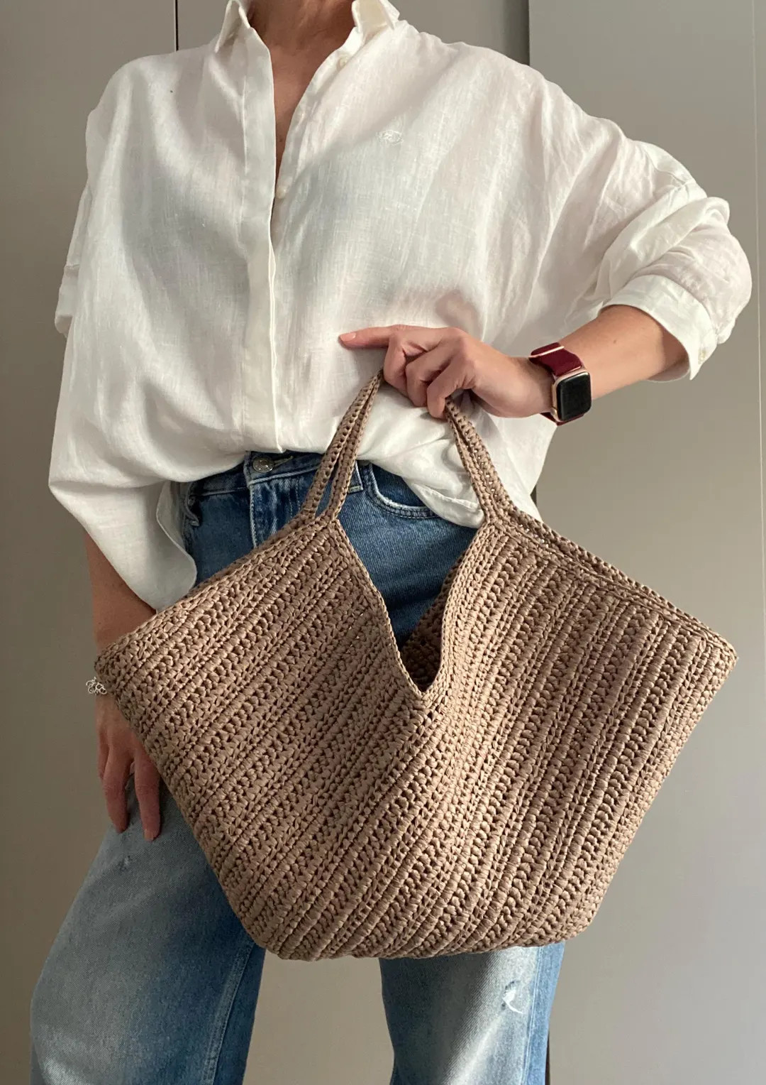 CROCHET PATTERN MIRA Bag Crochet Bag Pattern Wool Bag Crochet Purse Woman Bag Shopping Bag Summer... | Etsy (US)