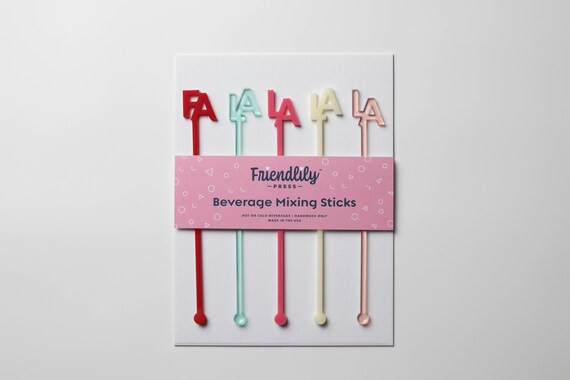 Fa La La La La Drink Stirrer Set | Etsy | Etsy (US)