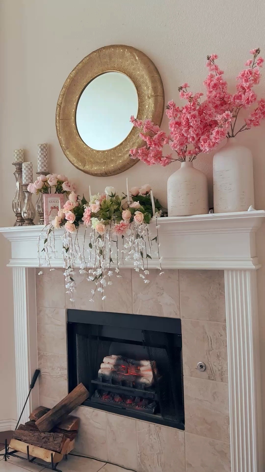 Cozy fireplace mantel💗🌸⚜️

#LTKSaleAlert #LTKselfcare #LTKSeasonal