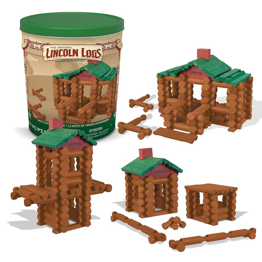 Lincoln Logs 100th Anniversary Tin | Amazon (US)