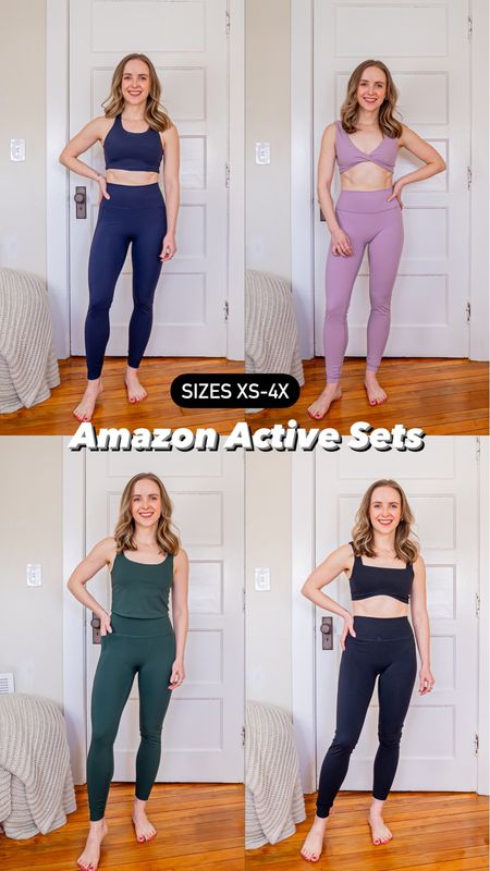 Amazon active sets 20% off with code PAVOIAFF2 wearing size small in all styles 
#amazon

#LTKfitness #LTKstyletip