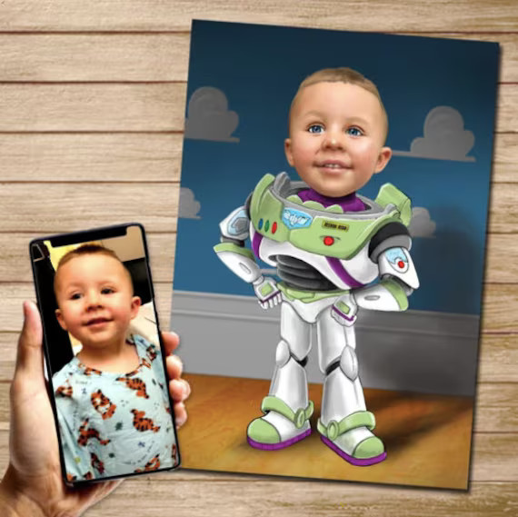 Custom Buzz Lightyear Canvas | Etsy (US)