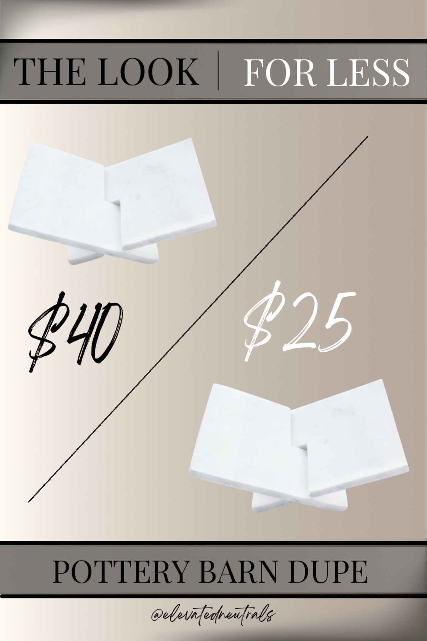 Would you believe me if I told you I found this Pottery Barn Marble Bookstand for almost half the price on Amazon?! Ok, but look… the stock photo is literally identical on both! 

A beautiful way to display your books in the kitchen or style them on a shelf! 

Decorative Objects | Stone | 

Follow along for more looks for less!

#LTKHome