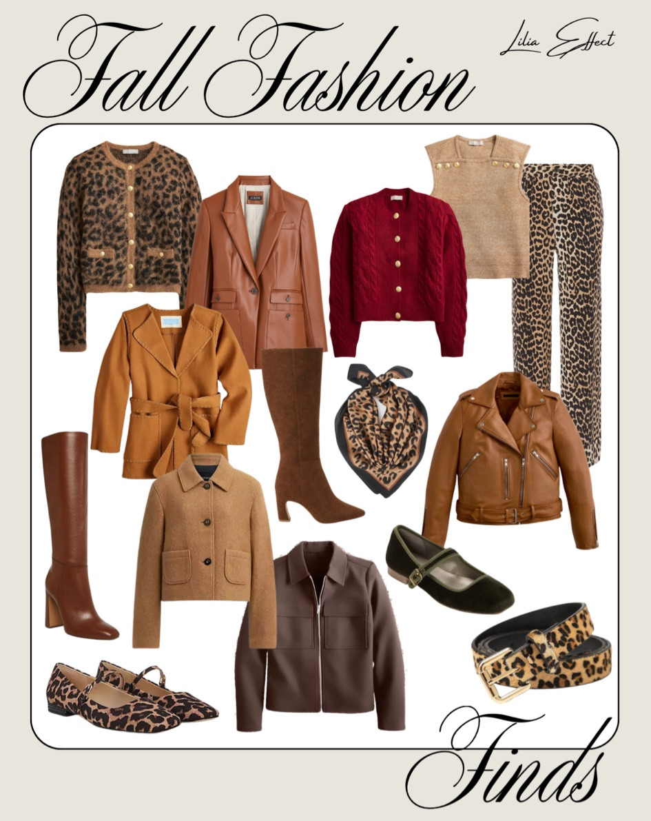 Falling for these autumn styles! From cozy sweaters to chic boots, who’s ready to embrace all the fall things?! 


fall fashion, fall finds, fall outfit, trendy style, pops of red, leopard print, office outfit, office look, cardigan, ballet flats, old money style, j crew, Anthropologie, coach, jacket, leather blazer, amazon finds, amazon fashion, tall boots

#LTKStyleTip #LTKShoeCrush #LTKSeasonal