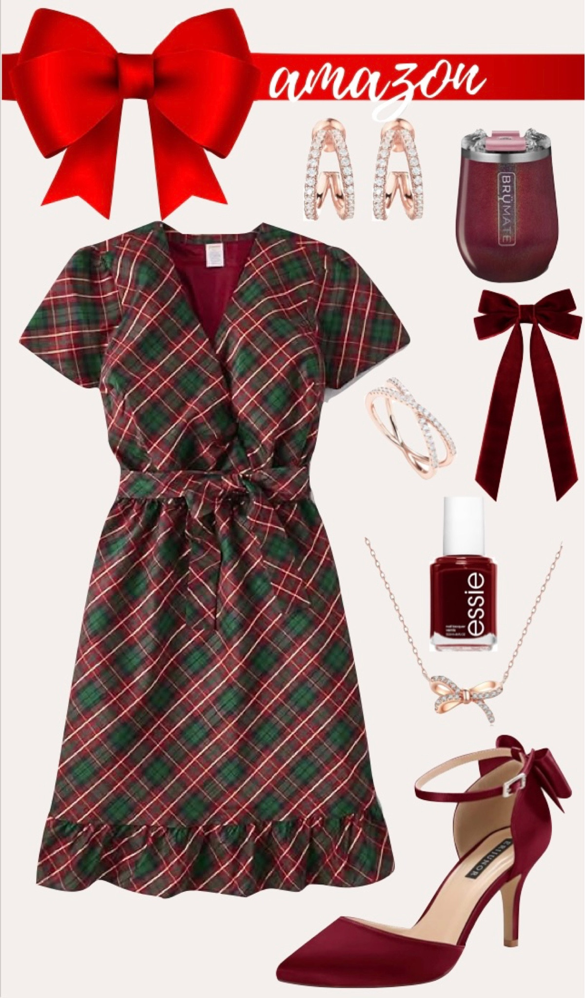 Christmas Eve Christ service dress / church outfit / gifts for her from Amazon / Amazon finds / Christmas party dress / work party dress 

#LTKHoliday #LTKGiftGuide #LTKparties