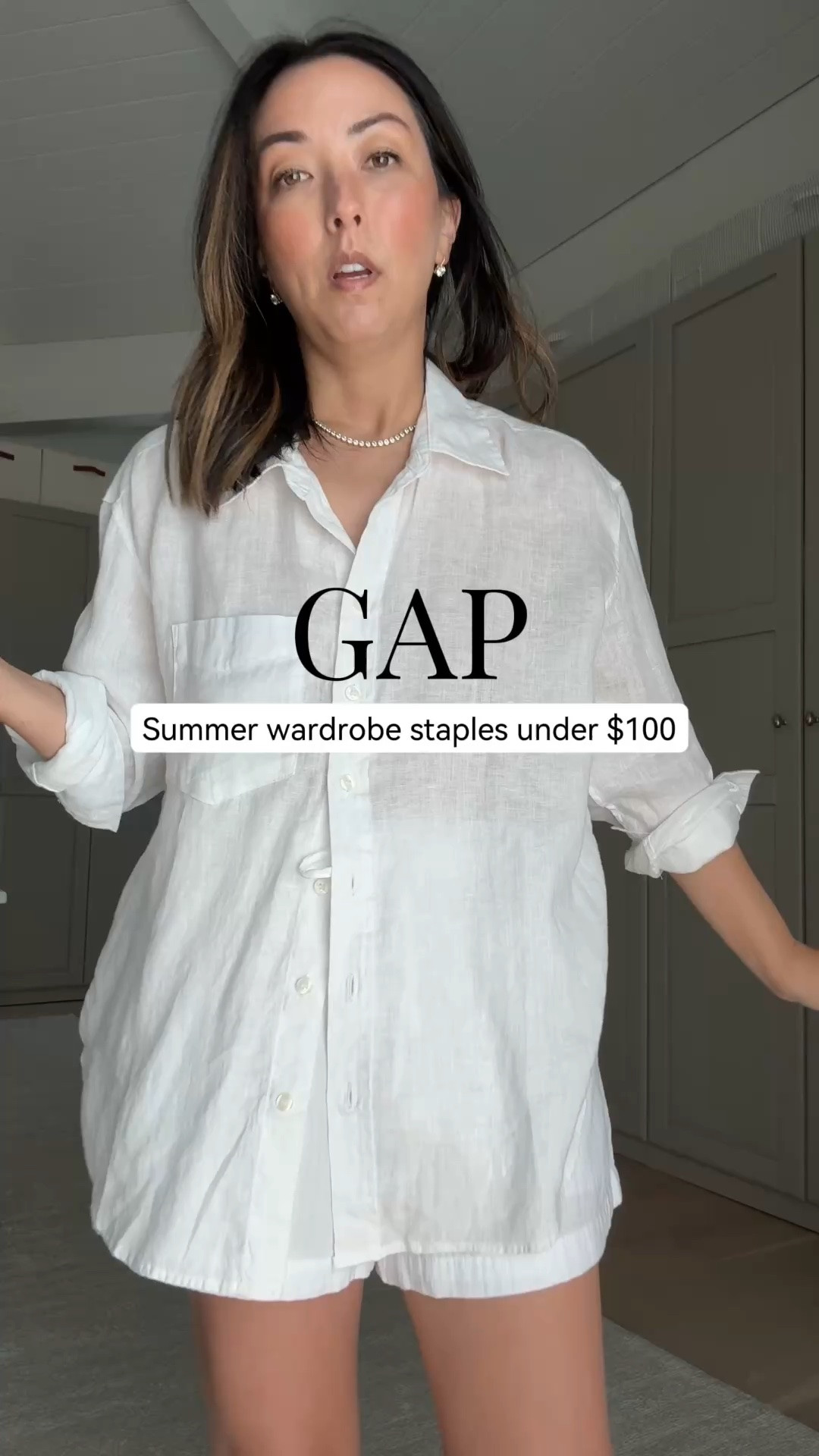 I love this linen shirt paired with the gauze shorts for warm days. Wearing a petite small in the linen shirt (I'd recommend sizing up for a more relaxed fit) and a small in the shorts.

#LTKPetite #LTKmomlife