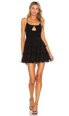 Michael Costello x REVOLE Ariana Mini Dress in Black from Revolve.com | Revolve Clothing (Global)