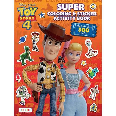 Toy Story 4 Super Sticker Book (Paperback) | Target