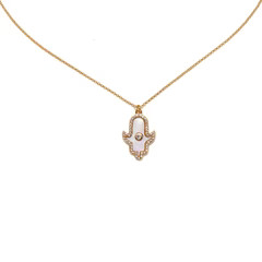 Mystical Hamsa Talisman Necklace | Sequin