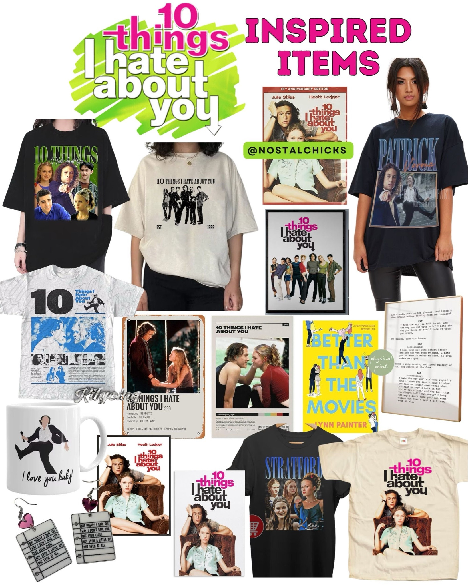 10 Things I Hate About You pieces
#90s #2000s #10thingsihateaboutyou #nostalgia #nostalgic