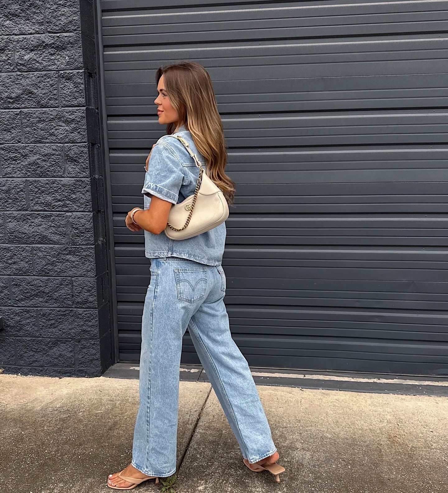 Denim on denim always!! 

#LTKStyleTip #LTKSeasonal #LTKItBag