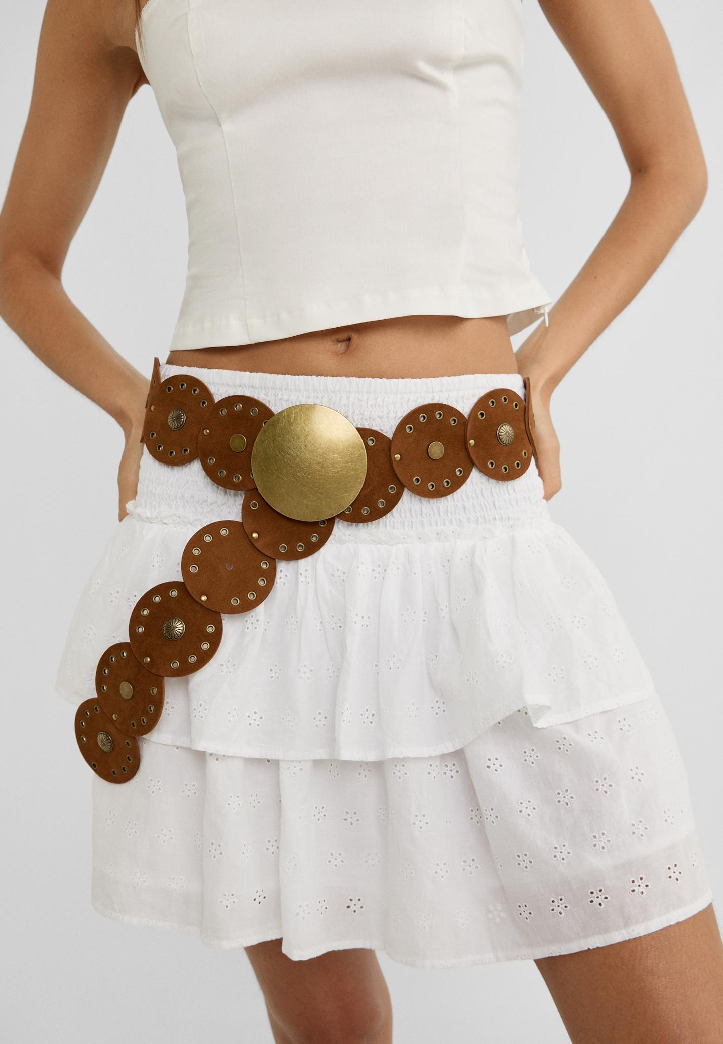 CEINTURE BOHO CERCLES | Stradivarius (FR)