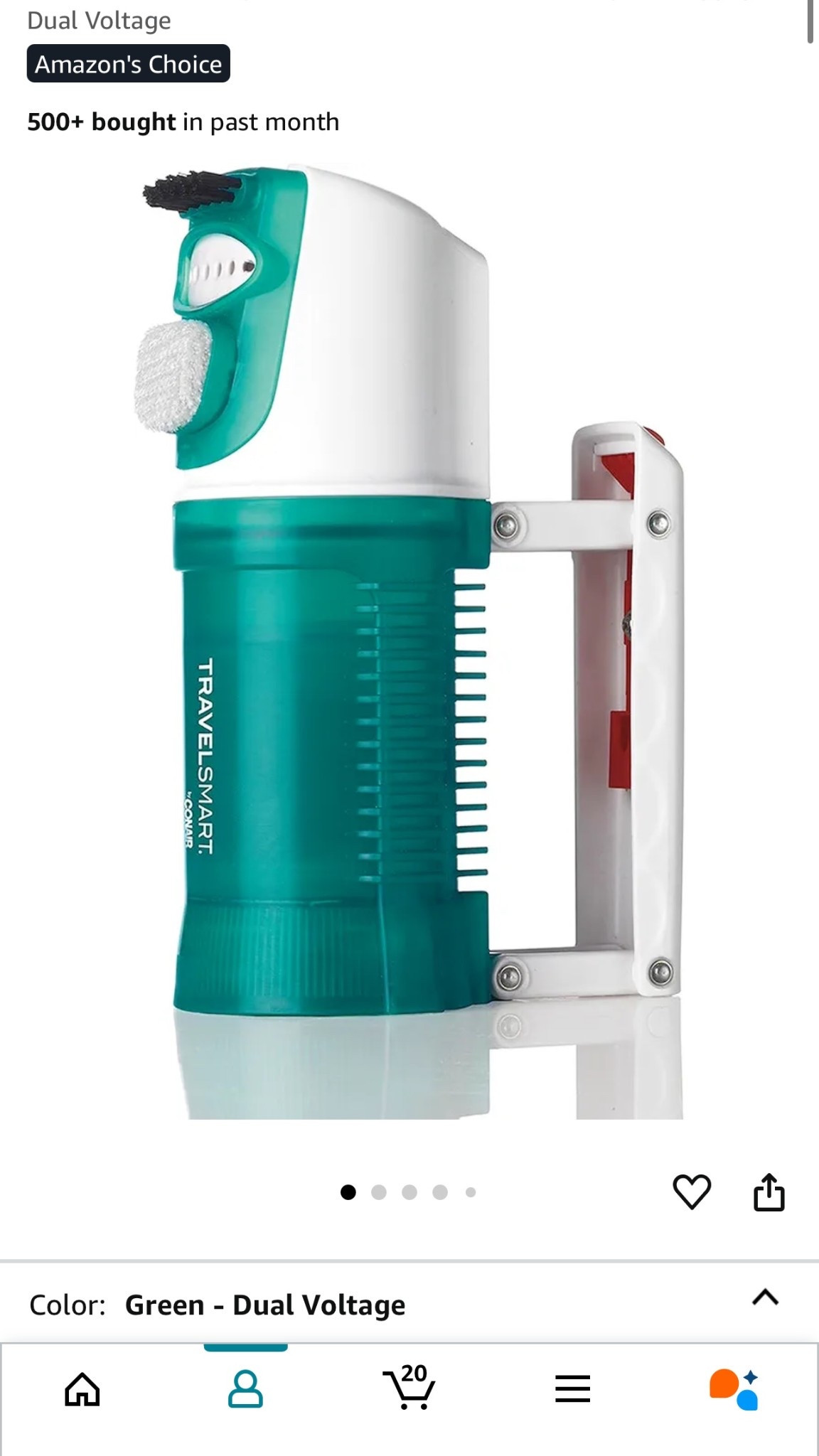 Purchased this DUAL VOLTAGE steamer for my trips abroad! So compact and easy to pack. 

#LTKFindsUnder50 #LTKSummerEdit #LTKTravel