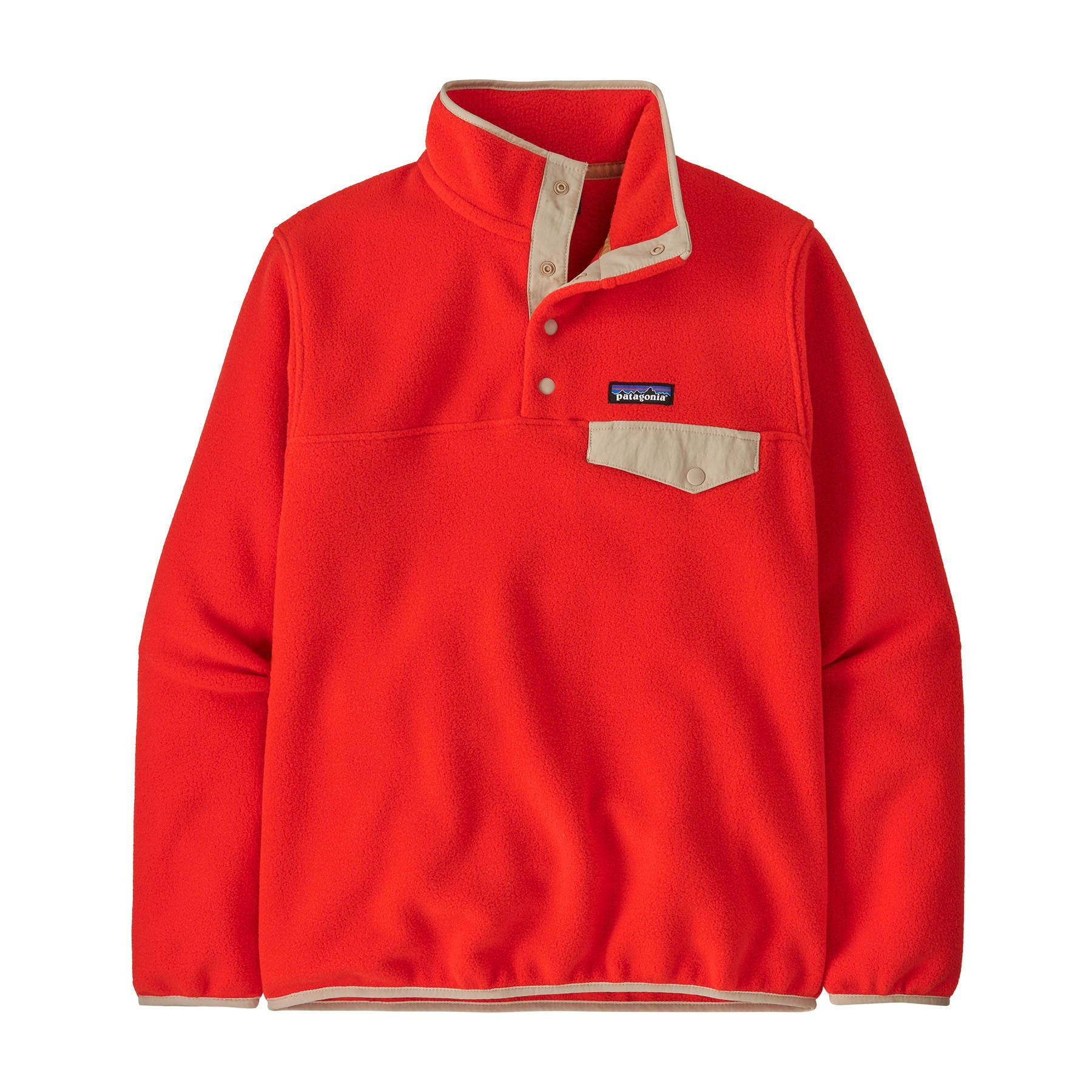 Patagonia Women's Lightweight Synchilla Snap-T Fleece Pullover Red XXL | REI